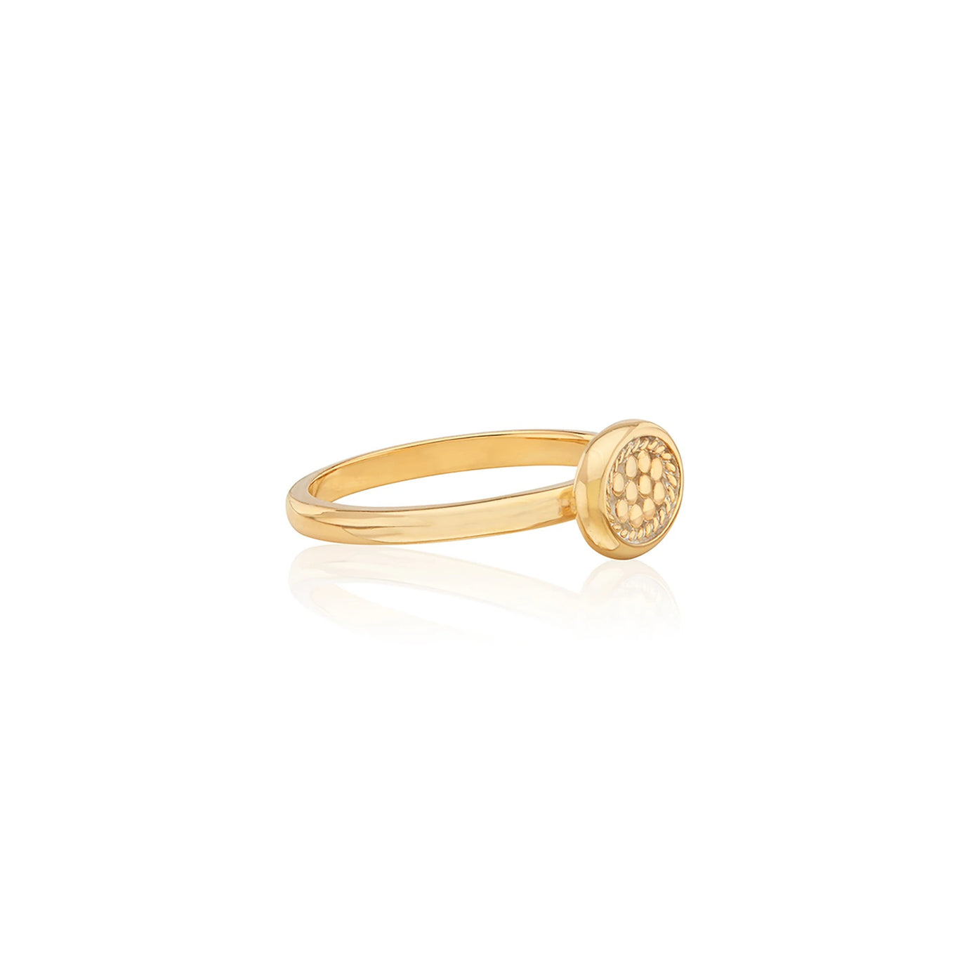 Anna Beck Classic Oval Stacking Ring - Gold