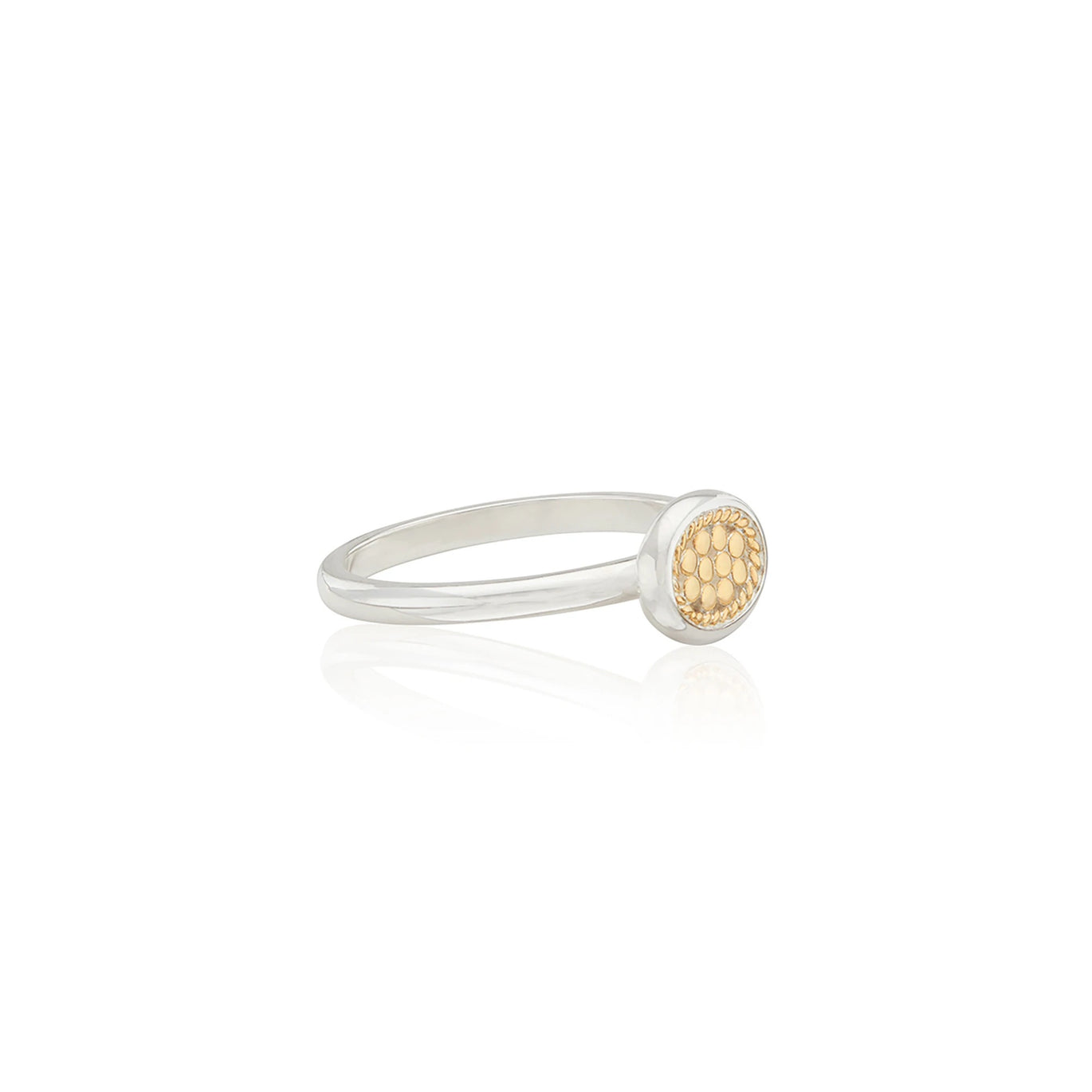 Anna Beck Classic Oval Stacking Ring - Gold & Silver