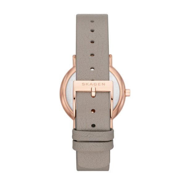 Skagen Signatur Lille Two-Hand Sand Eco Leather Watch