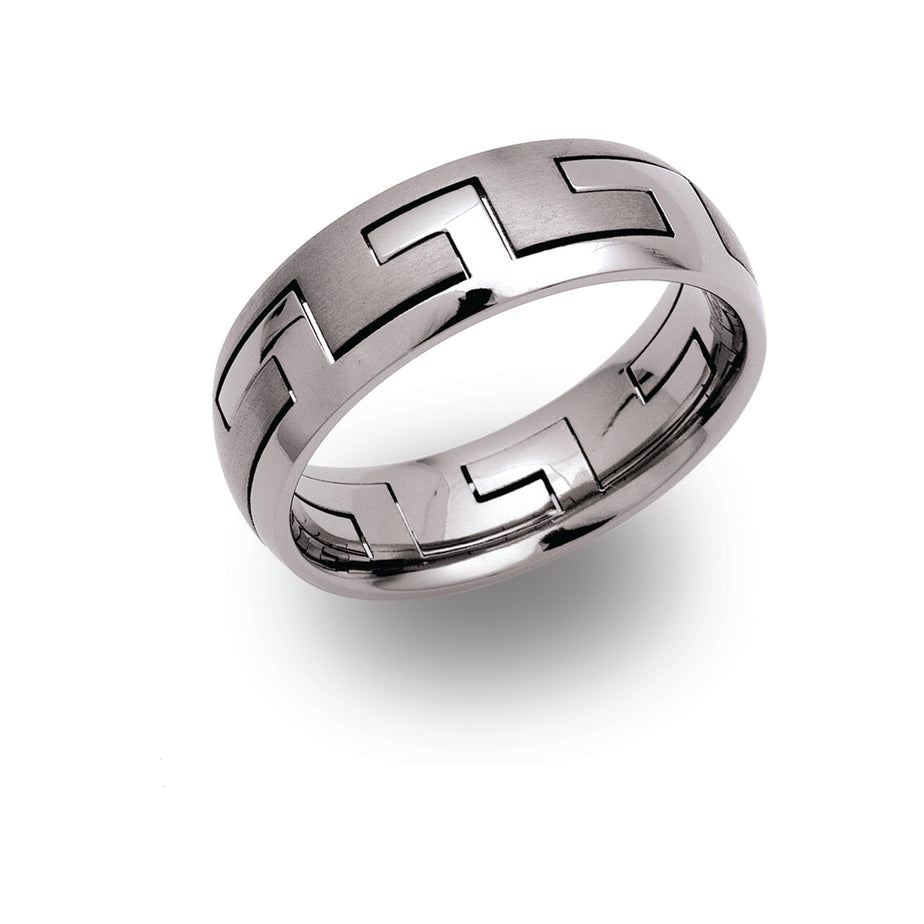 Unique & Co Titanium Puzzle Ring