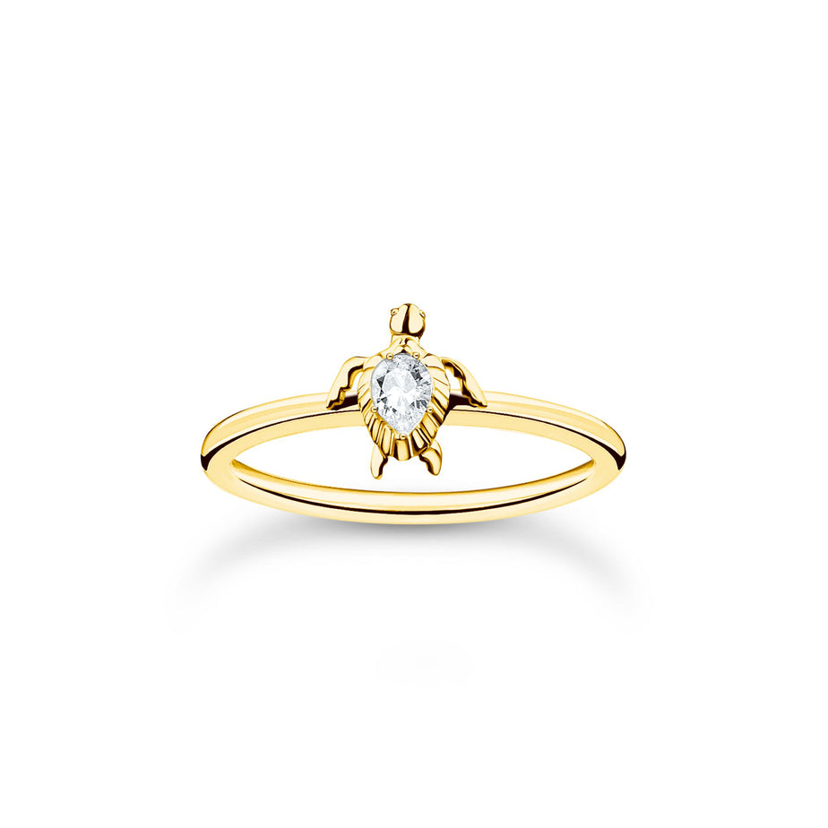 Thomas Sabo Yellow Gold Turtle Ring