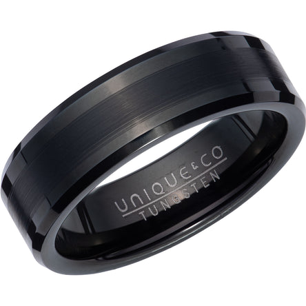 Unique & Co Black Tungsten Ring
