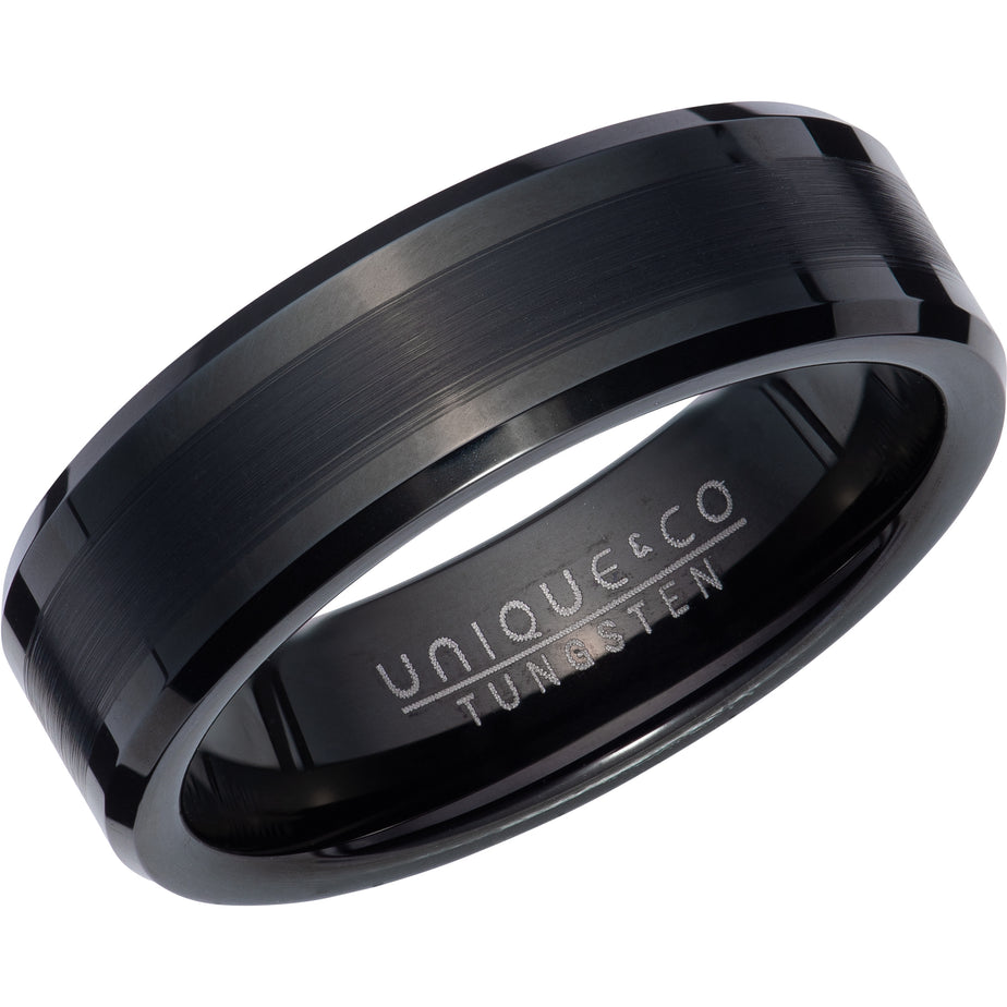 Unique & Co Black Tungsten Ring