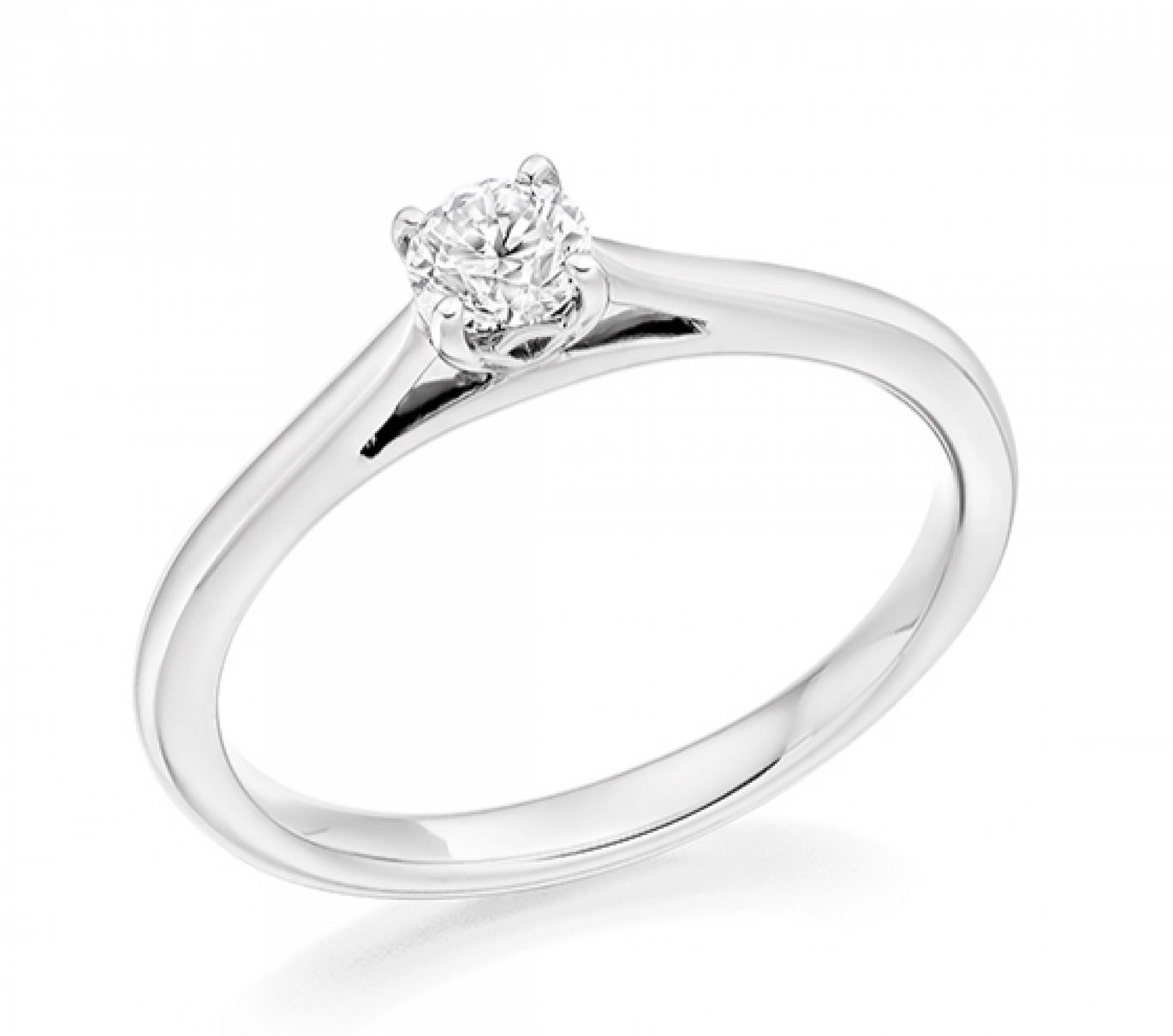 Platinum Diamond Solitaire Engagement Ring