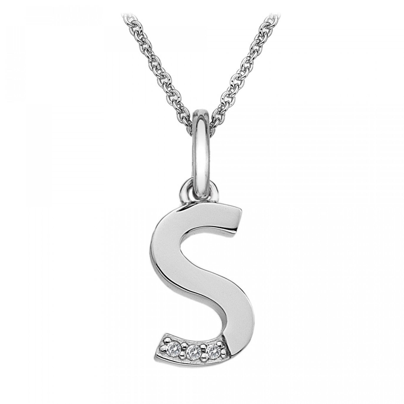 Hot Diamonds Letter S Micro Pendant