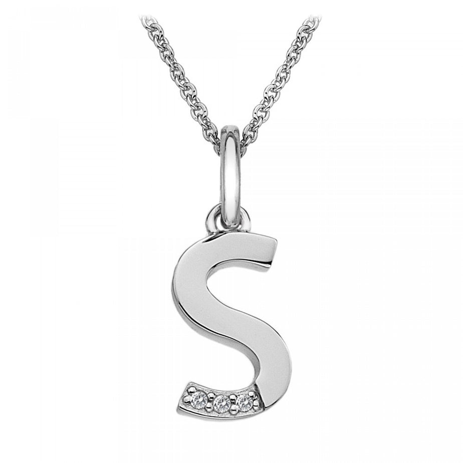 Hot Diamonds Letter S Micro Pendant