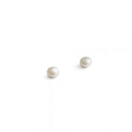 Jersey Pearl Small White Pearl Earrings