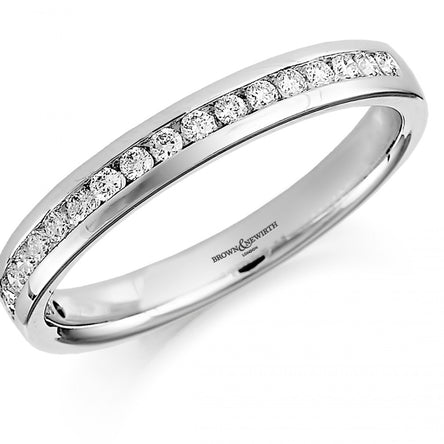 18ct White Gold Diamond Wedding/ Eternity Ring