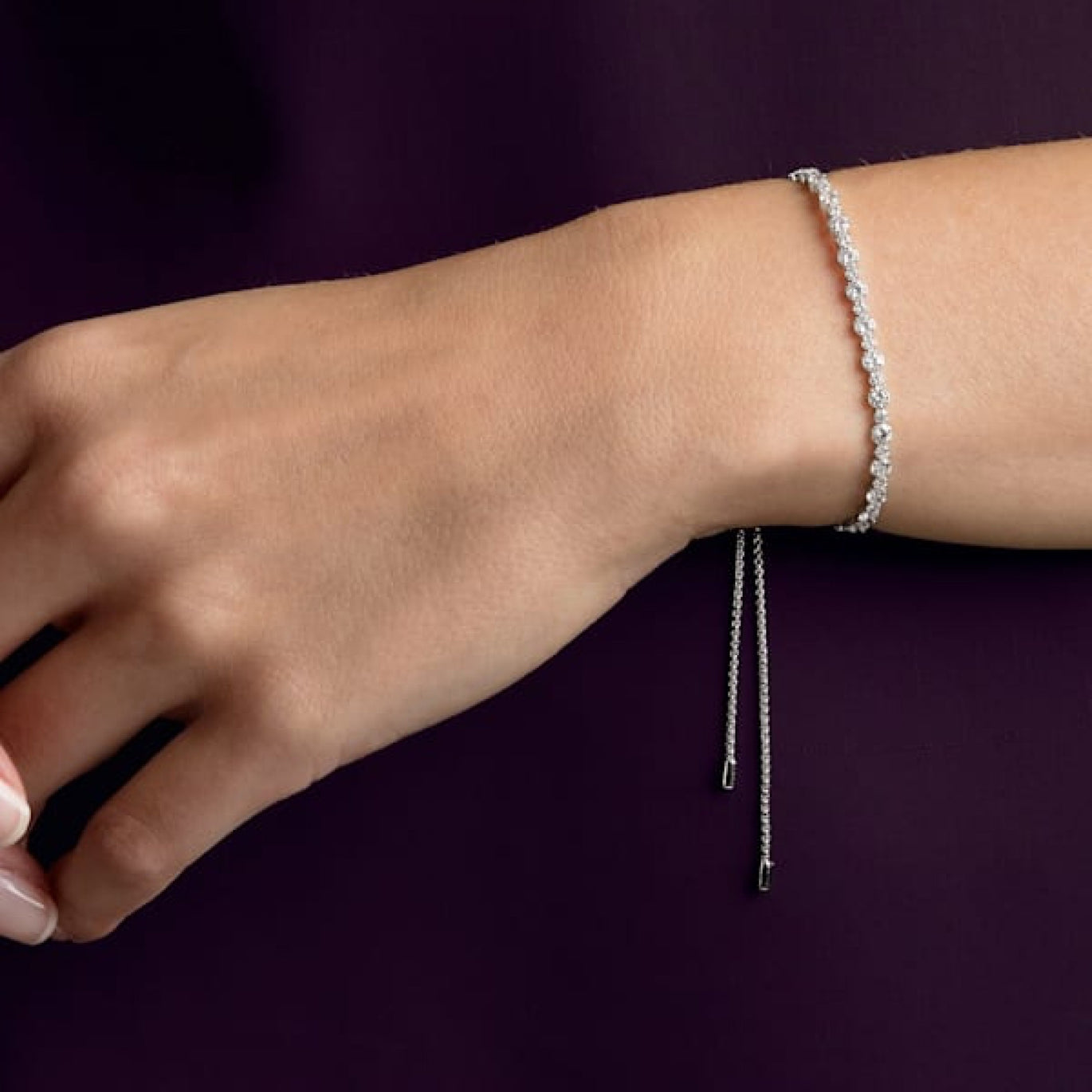 Swarovski Subtle Clear Crystal Bracelet FREE DELIVERY