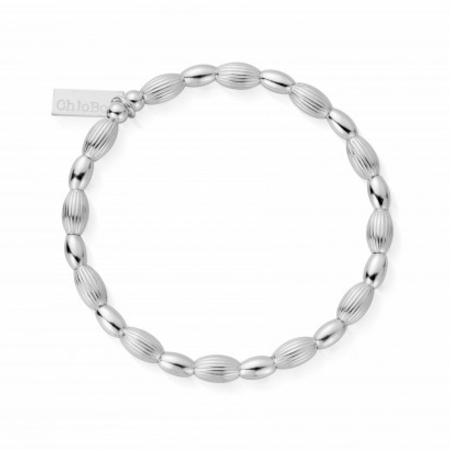 ChloBo Double Rice Bracelet Silver