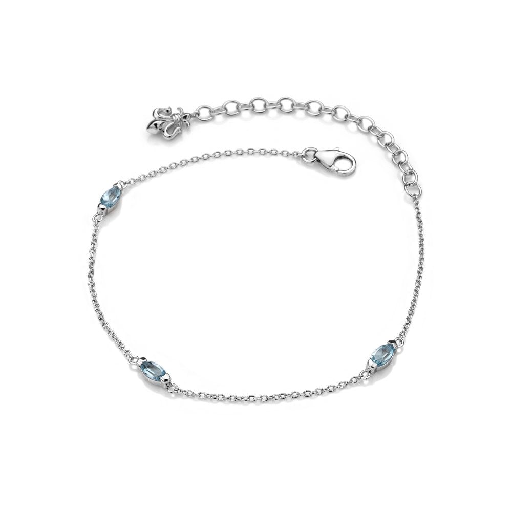 Anaïs Blue Topaz Birthstone bracelet - December