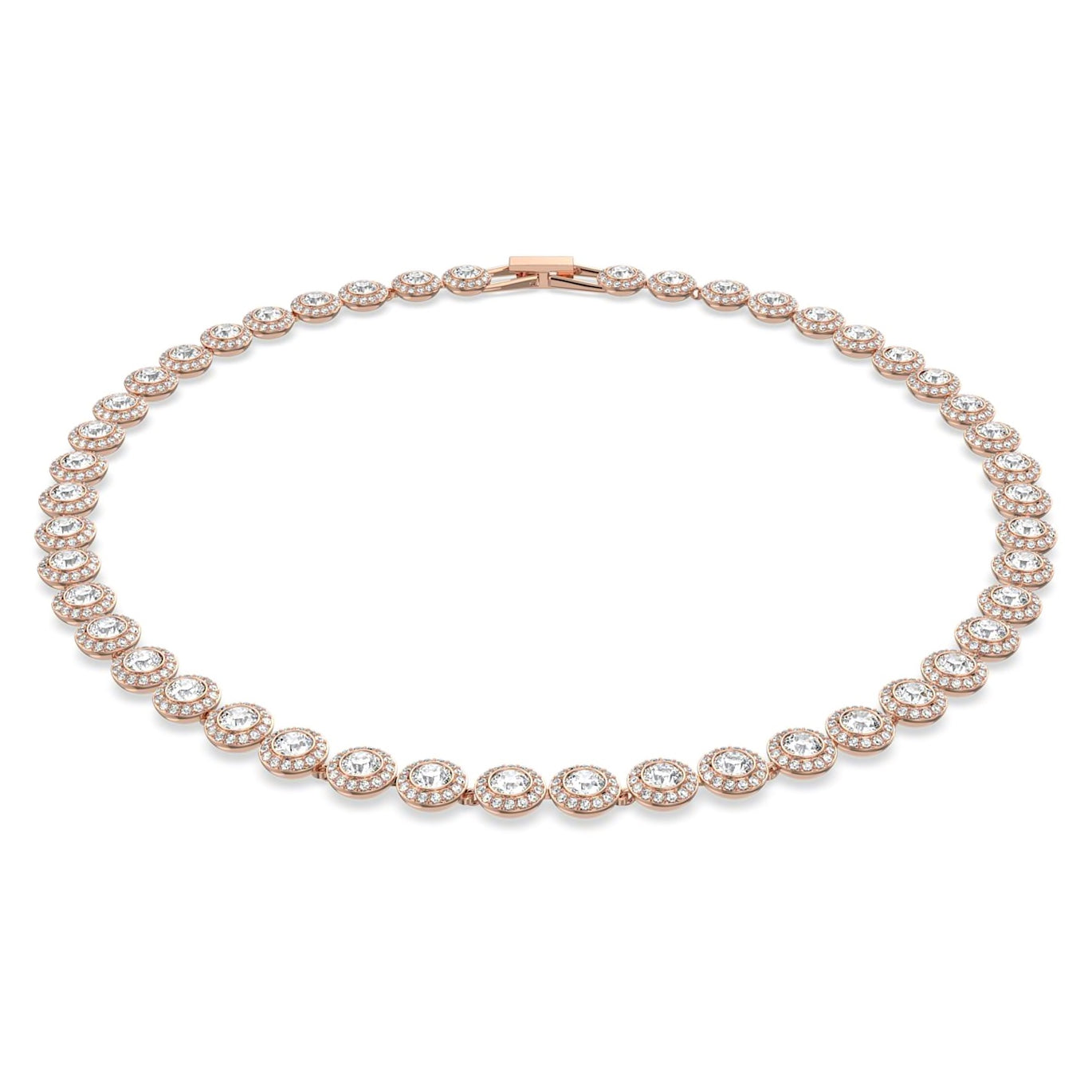 Swarovski Angelic All-Around Necklace, Rose gold tone