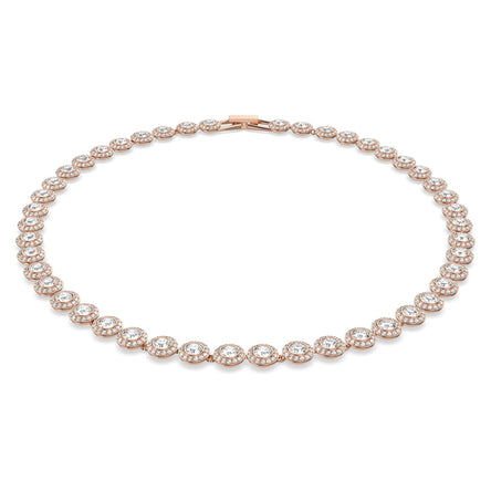 Swarovski Angelic All-Around Necklace, Rose gold tone