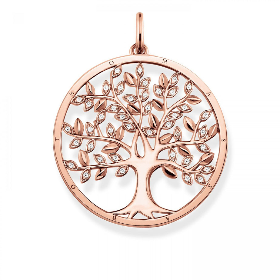Thomas Sabo Tree of Love Pendant Rose Gold