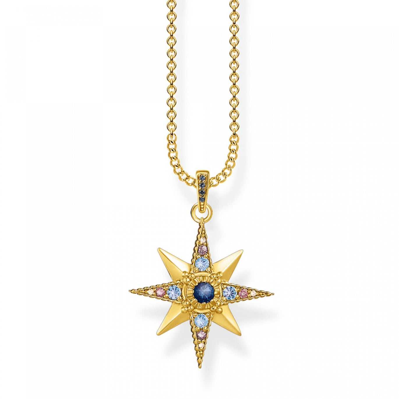 Thomas Sabo Necklace Royalty Star Gold