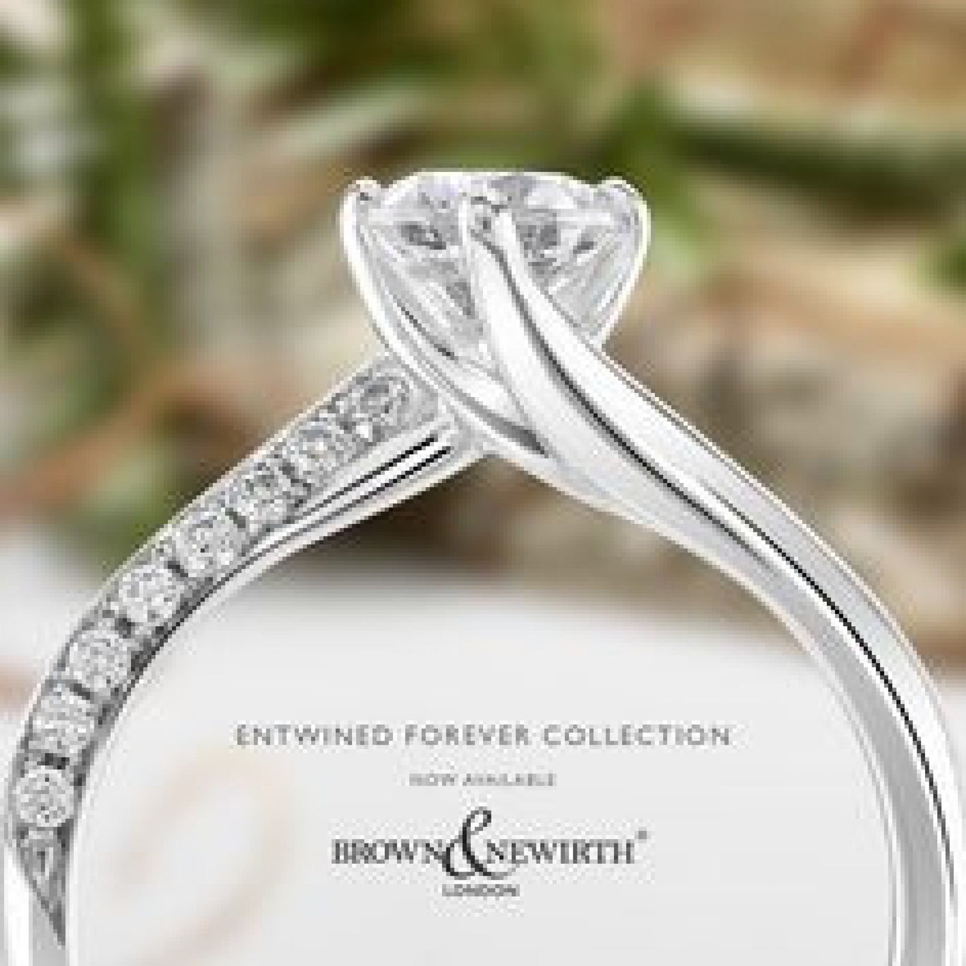 Brown & Newirth Alice Diamond Twist Engagement Ring