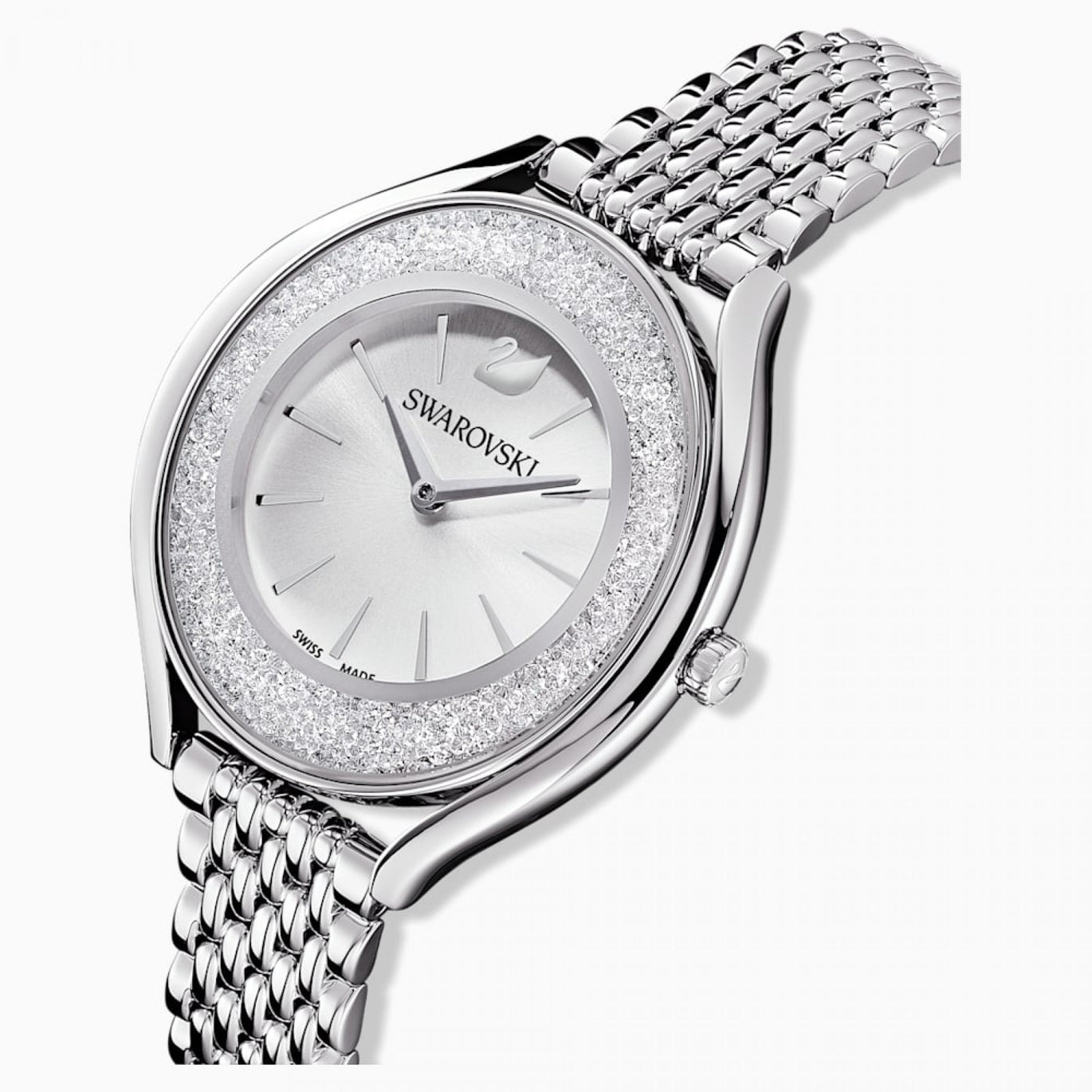 Swarovski Crystalline Aura Watch, Metal Bracelet, Silver Tone, Stainless Steel