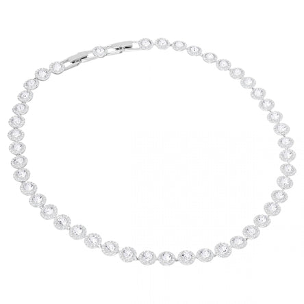 Swarovski Angelic All-Around Necklace, Rhodium Plated