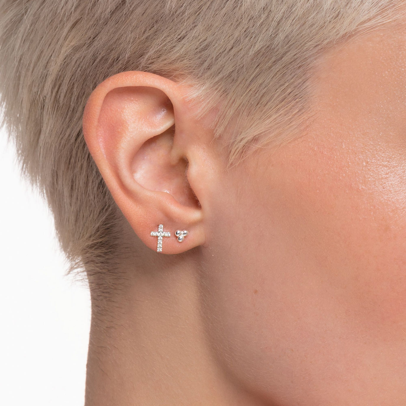 Thomas Sabo Single Ear Stud Dots Silver