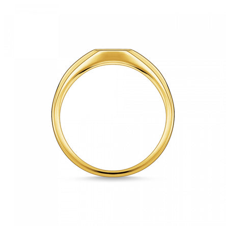 Thomas Sabo Ring Engraved Star Yellow Gold