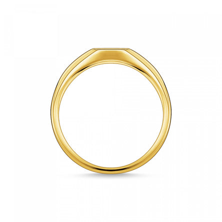 Thomas Sabo Ring Engraved Star Yellow Gold
