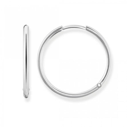 Thomas Sabo Large Classic Silver Hoop Earrings