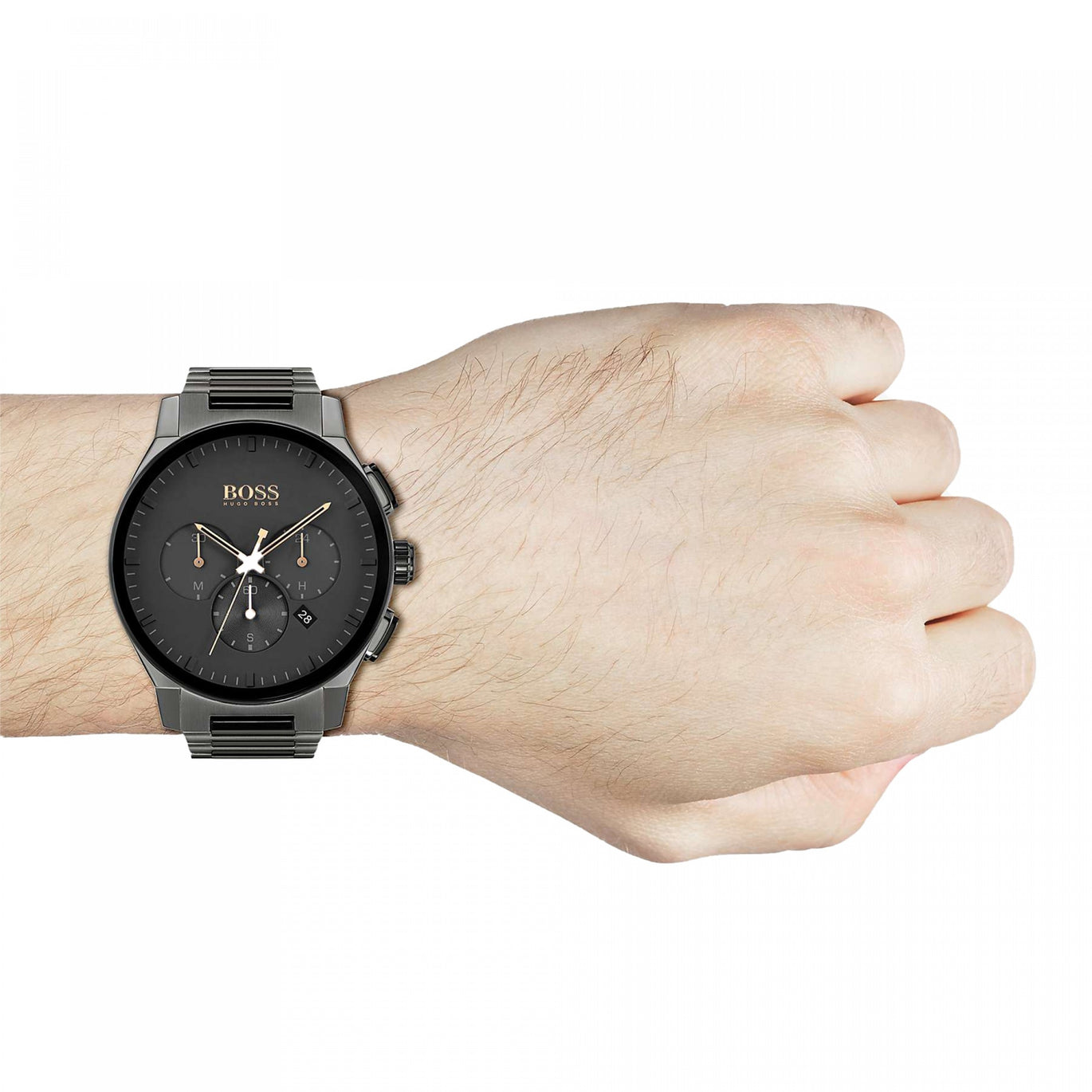 Hugo Boss Men s Peak Chronograph Bracelet Strap Watch FREE NEXT DAY