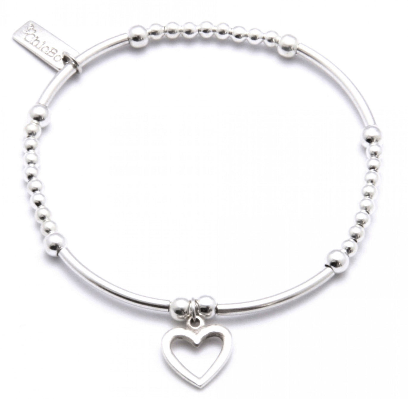 ChloBo Iconic Small Open Heart Mini Cute Bracelet