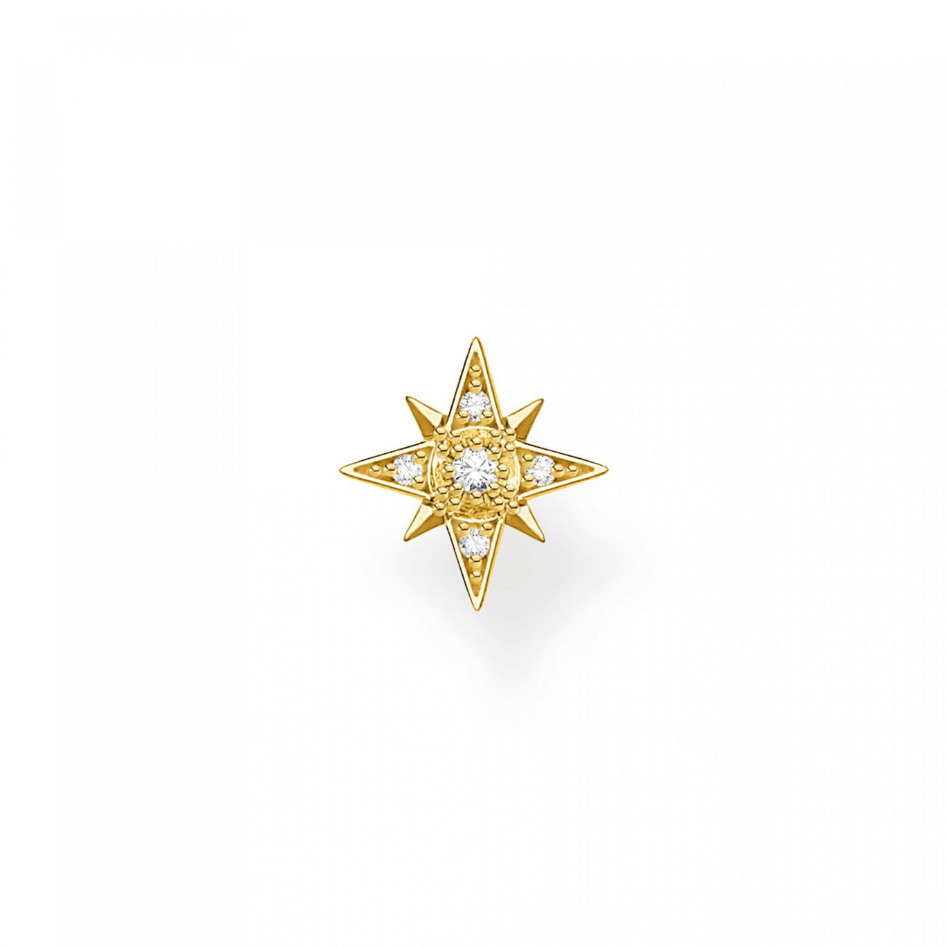 Thomas Sabo Single Ear Stud Star Yellow Gold