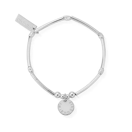 ChloBo Children's Mini Noodle Sparkle Rice Friendship Disc Bracelet