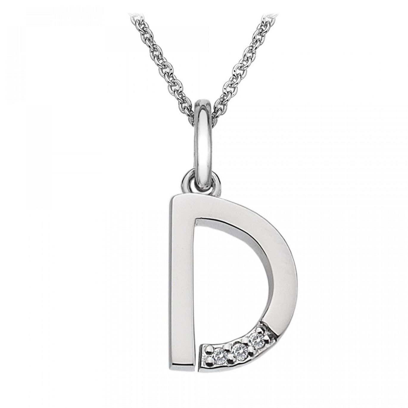 Hot Diamonds Letter D Micro Pendant