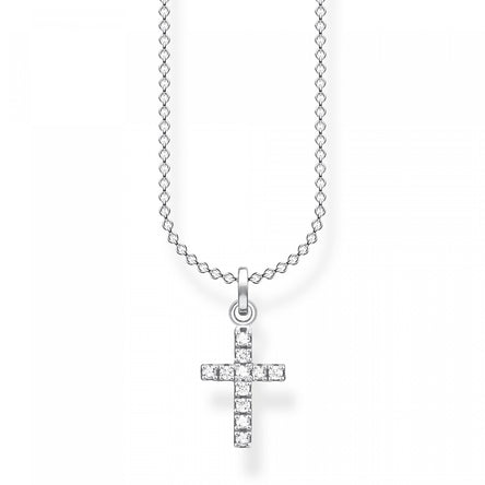 Thomas Sabo pavé Cross necklace