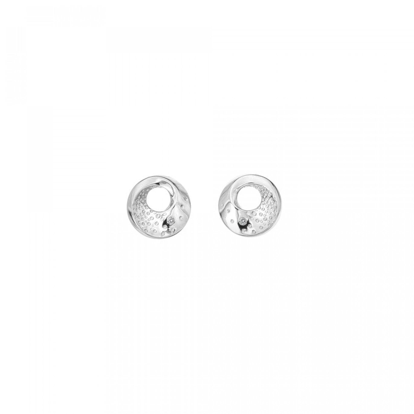 Hot Diamonds Silver Quest Stud Earrings