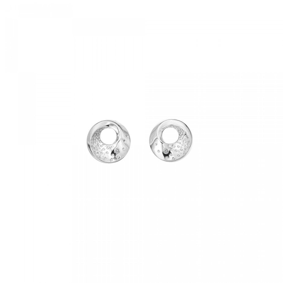 Hot Diamonds Silver Quest Stud Earrings