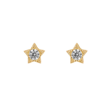 Gold Star Stud earrings