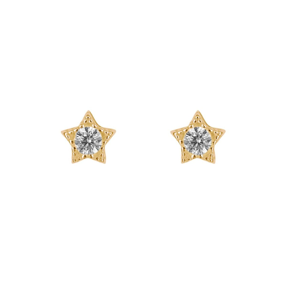 Gold Star Stud earrings