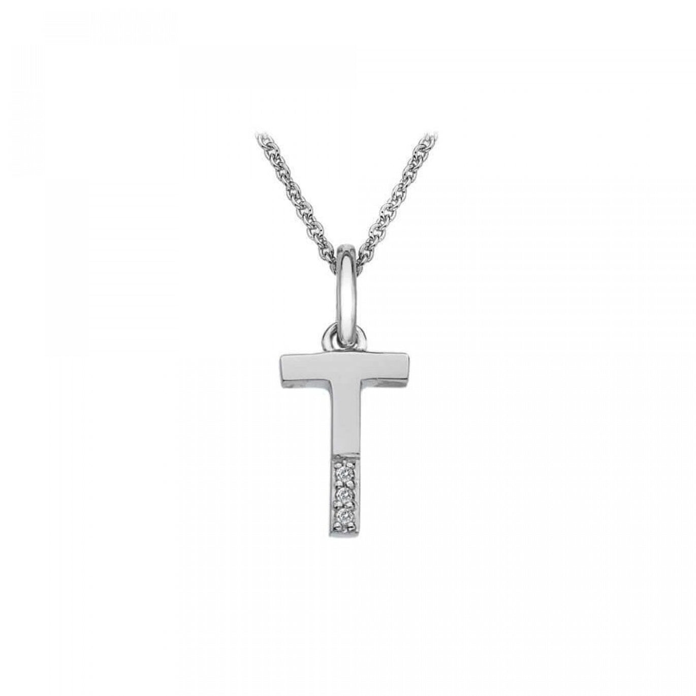 Hot Diamonds Letter T Micro Pendant