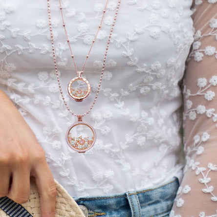 Emozioni Spirito Liberio Pink Rose Gold Coin - Large (33mm)