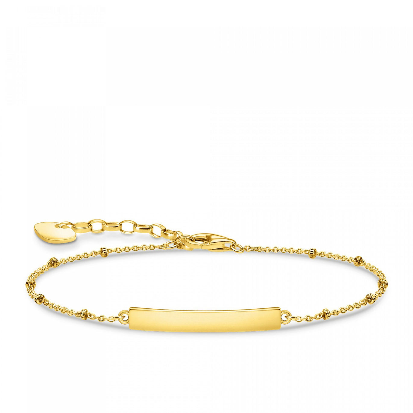 Thomas Sabo Bracelet Classic With Dots Yellow Gold