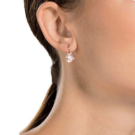 Swarovski Bella V Pink Rose Gold Earrings