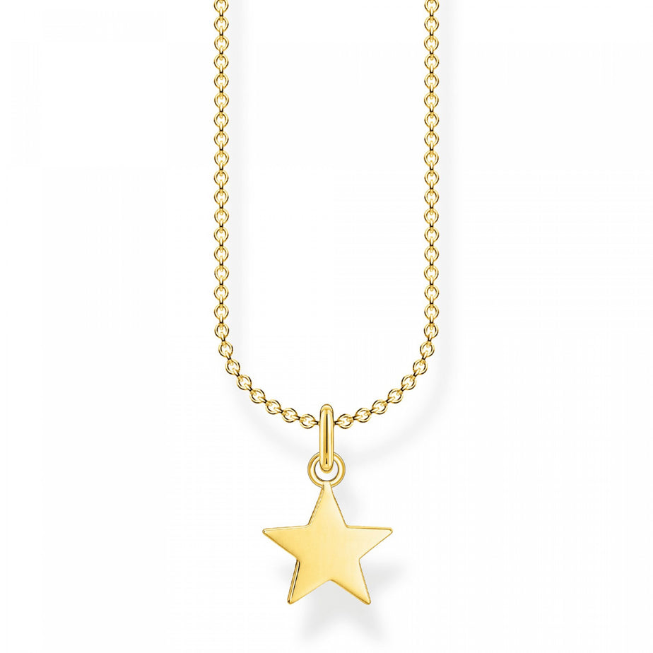Thomas Sabo Yellow Gold Star Necklace