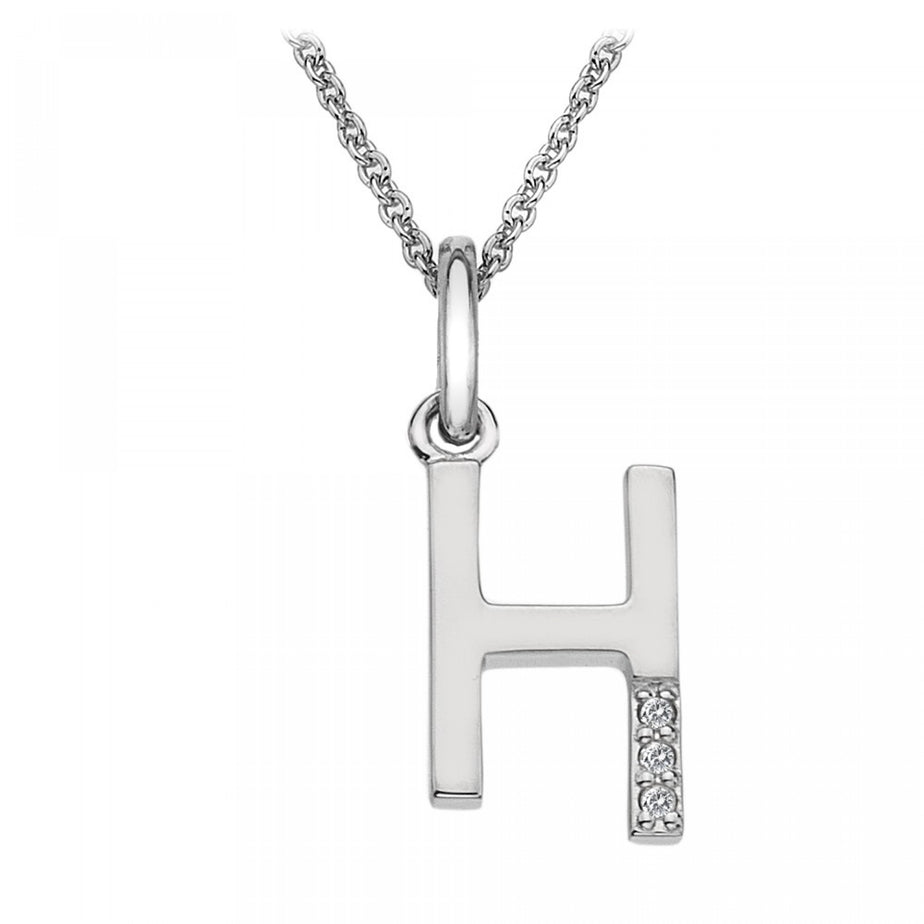 Hot Diamonds Letter H Micro Pendant