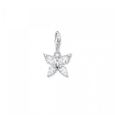 Thomas Sabo Butterfly with White Stones Charm