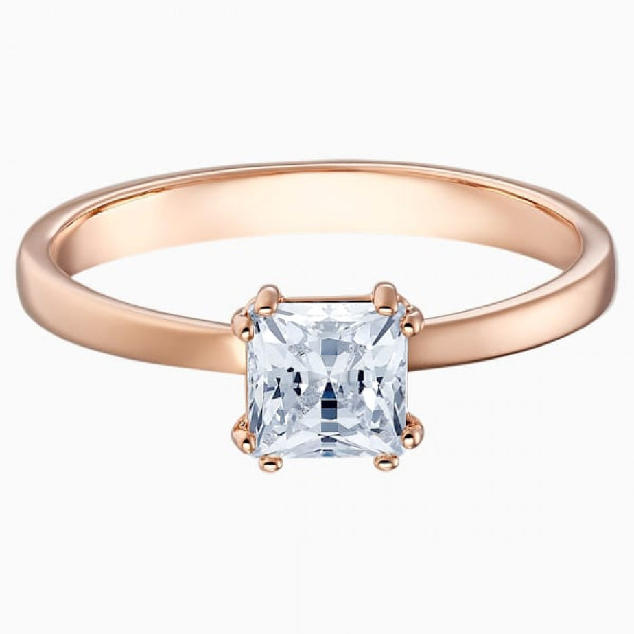 Swarovski Attract Ring, Rose-Gold tone plated