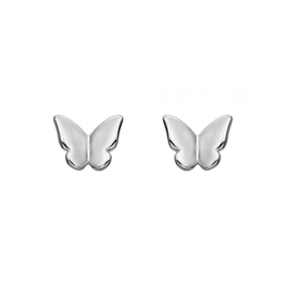 Sterling Silver Butterfly Stud Earrings