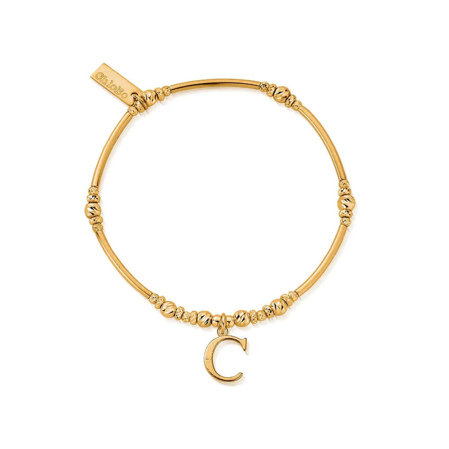 ChloBo Gold Initial C Bracelet