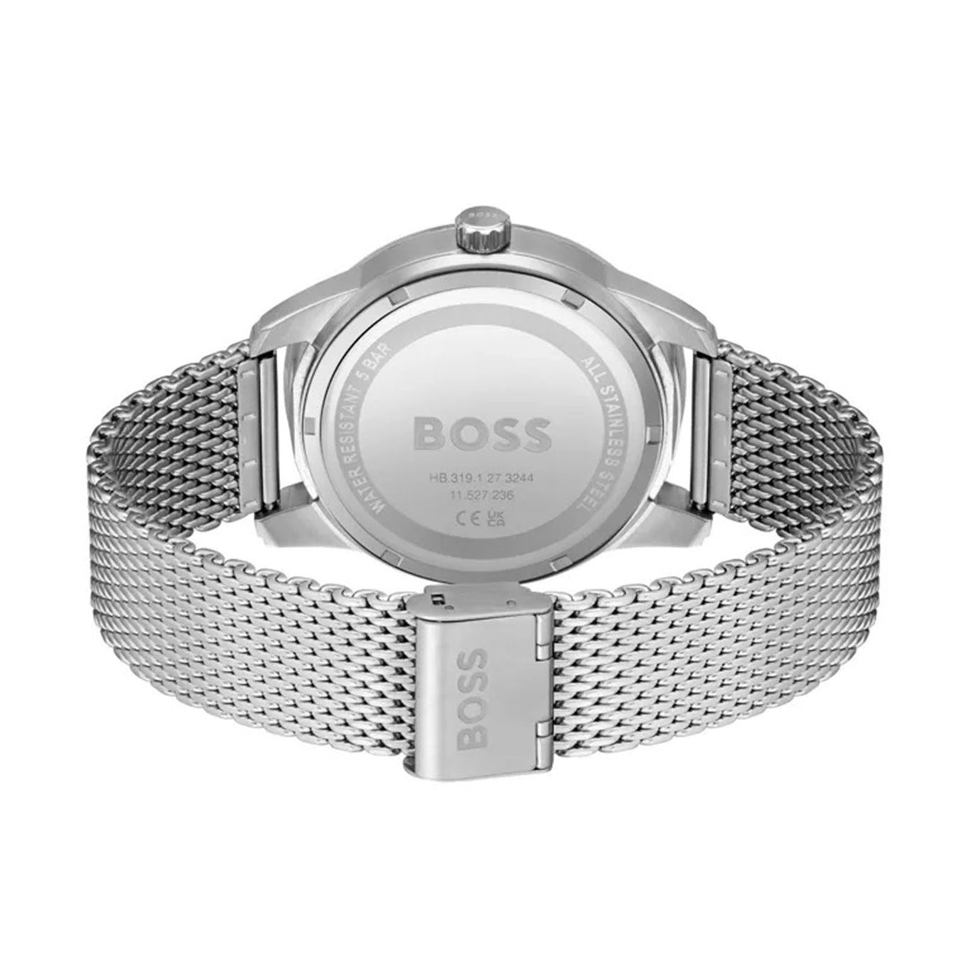 Boss Men's Sophio Chronograph Blue Dial Mesh Strap Watch