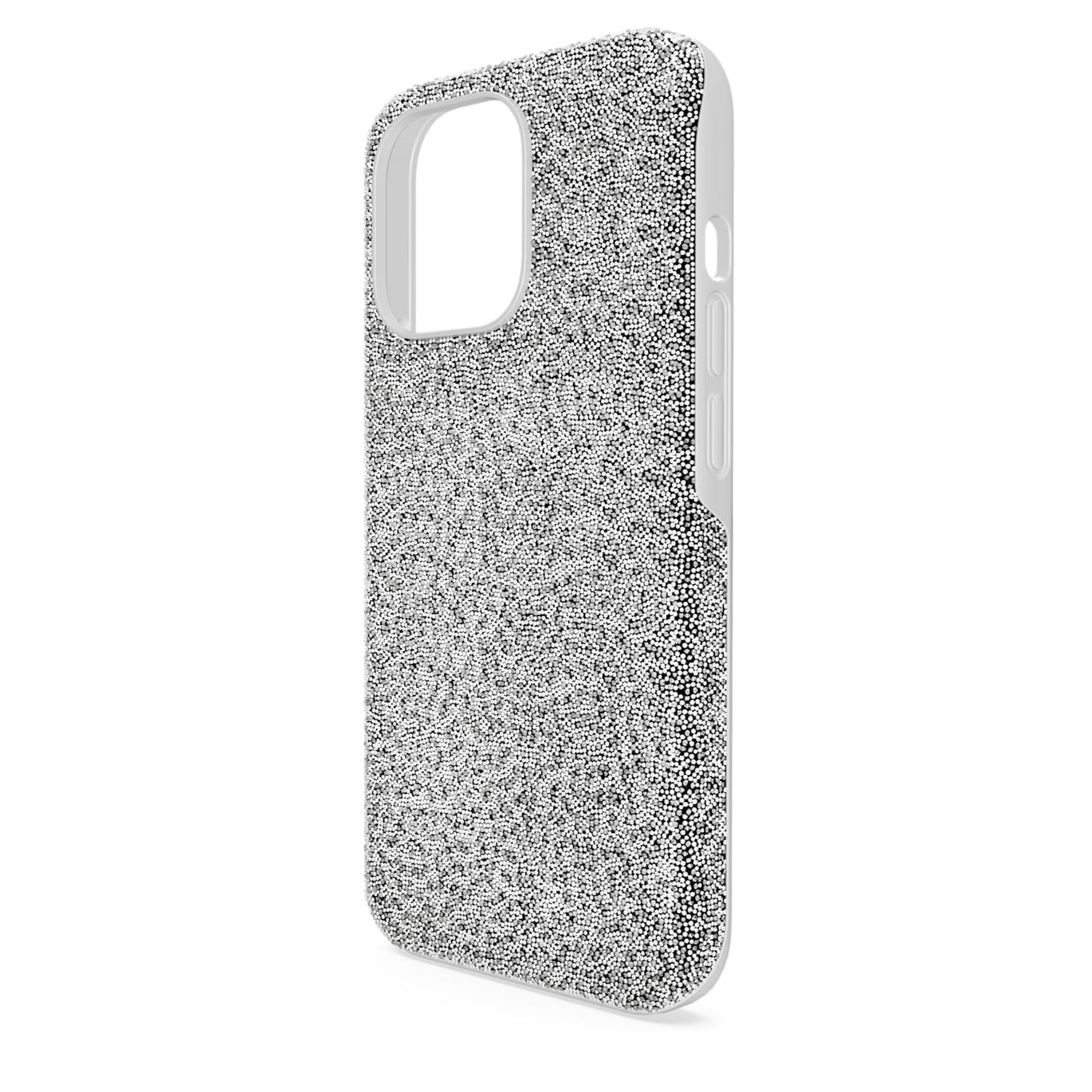 Swarovski High smartphone case iPhone 13, Silver tone