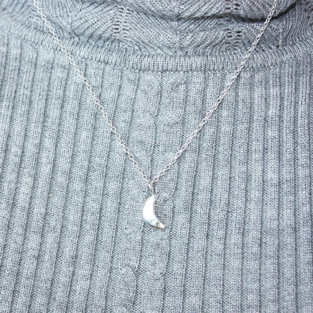 Kimberley Elizabeth Crescent Moon Necklace