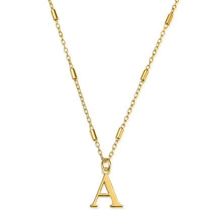 ChloBo Gold Iconic Initial Necklace - A